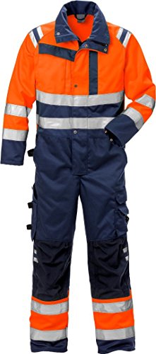 Fristads Kansas Workwear 124376 Coverall Hi-Vis Orange/Navy M