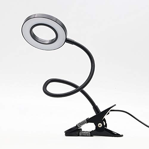 SECO FX11 USB LED Dimmable Desk Lamp with Clamp, Perfect for Home/Office, Flexible, 3 Light Modes, 5W - Black - Image 5