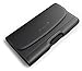 Bomea Phone Holster Designed for Samsung Galaxy S10e, S7, S6, S6 Edge Belt Case, Premium Belt Holster Case with Belt Clip Credit Card Holder Pouch Cover for Samsung Phone with Other Case On - Black