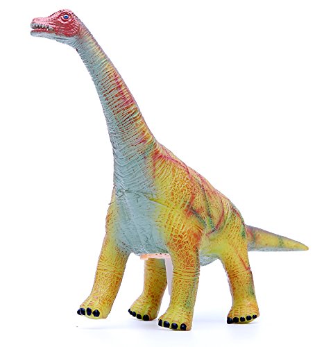 Anleolife 11" Realistic Soft Dinosaur Action Figure Toy for Kids, Jumbo Squeezable Brachiosaurus