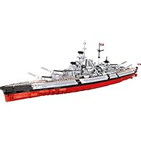 COBI 4810 Historical Collection Battleship Bismarck, Multicolor