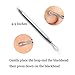 5PCS Professional Surgical Stainless Steel Blackhead & Splinter Remover Extractor Tools with Mirror in the Black Case
