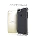 Spigen Crystal Shell iPhone 7 Case with Clear back panel and Reinforced Corners on TPU bumper for iPhone 7 2016 - Dark Crystal
