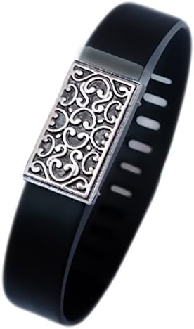 Fitbit bling jewelry Fitbit Flex jewelry accessory - JUNE (Antique Silver Plated)