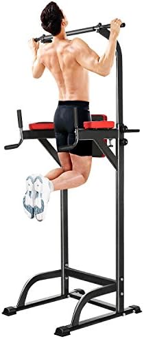 Fast Adjustable Power Tower ,Full Body Power Tower, Multi-Function Dip Stands, Chin Up Pull Up Bar Standing Tower