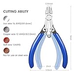 IGAN-330-Wire-Flush-Cutters-Electronic-Model-Sprue-Wire-Clippers-Ultra-Sharp-and-Powerful-CR-V-Side-Cutting-nippers-Ideal-for-Clean-Cut-and-Precision-Cutting-Needs