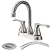Comllen Bathroom Sink Faucet 3 Hole (Matte Black)