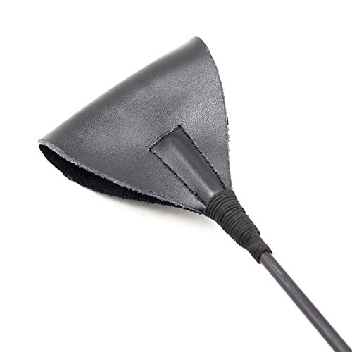 E-FirstFeeling Leather Long Whip Riding Crop Jump Bat (Style D) - Thumbnail 2