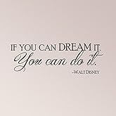 35"x12" If You Can Dream It You Can Do It Walt Disney Wall Decal Sticker Art Home Decor