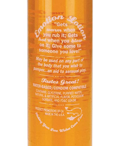 Emotion Lotion – Orange Creamsicle Warming Massage Lotion – 4 ounces