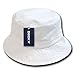 DECKY Polo Bucket Hat, White, Small/Medium