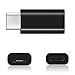 Josi Minea x5 Pcs USB 3.1 Type C [ USB-C ] to Micro USB Adapter Connector for Samsung Galaxy S8 & S8 Plus, Google Pixel, LG G6 / G5 / V20, Nexus 5X / 6P, New Macbook, OnePlus 3/2 - Black [ 5 Pack ]