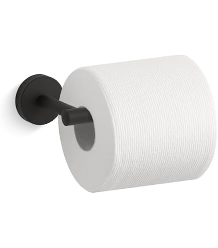 Kohler K-26571-CP Toilettenpapierhalter Chrom Poliert – Minimalistisch, Wandmontiert, Rostfrei