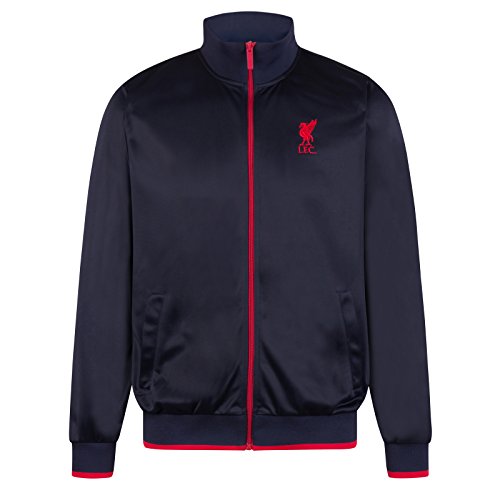 Liverpool Football Club Official Soccer Gift Mens Retro Track Top Jacket