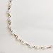 Fettero Dainty Gold Chocker Handmade Beaded 14K Gold Plated White Opal Lucky Necklace