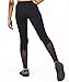 Brisky Women's Mesh Workout Running Leggings Yoga Pants Sports Gym Tights