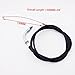 TC-Motor Gas Motorized Bicycle Push Bike Throttle Cable + Red Handle Grips + Kill Stop Switch For 2 Stroke 49cc 50cc 60cc 66cc 80cc Engine