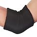 GOGO Solid Color Thick Arm Sweatband, 4 Inch Wide Wristband Armband - Black