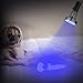 UV Flashlight Blacklight by WOLFWILL 100 LED Ultraviolet Black light Torch Pet Urine Stain Detector with UV Glasses for Scorpion, Bed Bugs, Car Freon Leaks