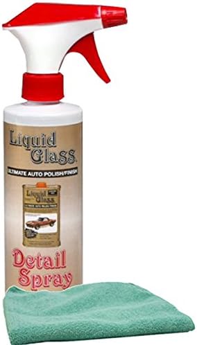 Liquid Glass Detail Spray (16 oz.) Bundle With Microfiber Cloth (2 Items)