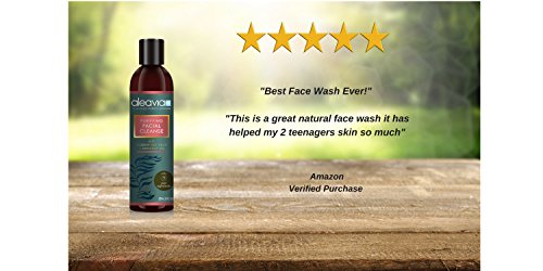 Purifying Organic Facial Cleanser | Aleavia Presents The Leading Facial Wash Treatment Made With Aloe Vera To Prevent Acne & Oily Skin | Exfoliate & Hydrate Your Face Today 8 oz - Thumbnail 5