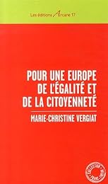 Pour une Europe de l'égalité et de la citoyenneté
