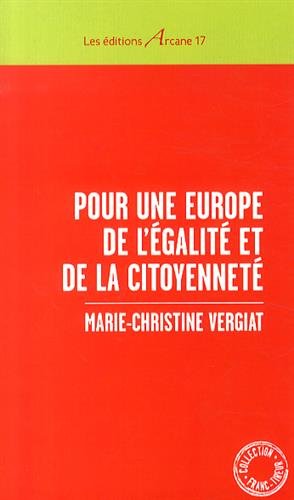 Pour une Europe de l'égalité et de la citoyenneté
