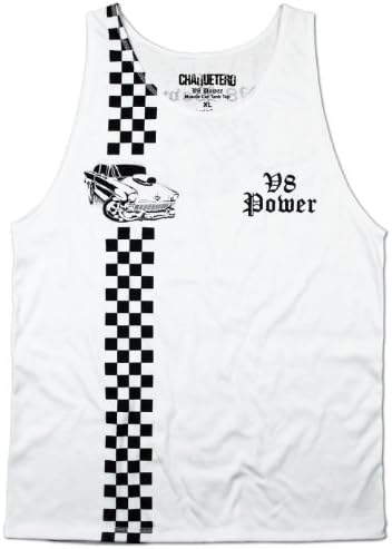 Chaquetero V8 Power Muscle Car Muscle Tank Top Men's Sleeveless Vest Singlet Shirt 3xl