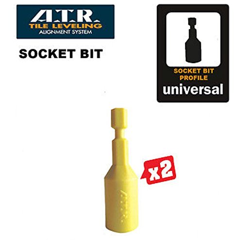 ATR Tile Leveling System - x 2 Soscket Bits