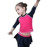 TFJH Kids Girls Swimsuit 3-8 Years UPF 50+ UV 3 Piece