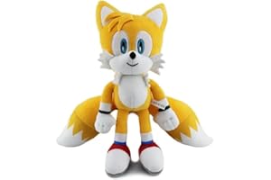 Gavya Sonic Plush Doll,12 inch The Hedgehog 2 The Movie Knuckles Toy, Shadow Stuffed Animals Plush Pillow, Gift for Kids (Yellow)