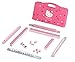 Hello Kitty Sanrio ハローキティ 146 Tiles Pink Mini with 4 Small Racks Mahjong Travel Size Set Birthday Valentines Gift