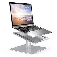 Laptop Stand for Desk - RYYMX Notebook Stand : 360-Rotating Laptop Holder Compatible with 10 to 17 inch Apple MacBook Pro, Air, Dell XPS, HP, Samsung, Lenovo, Acer, Surface and Other Notebooks