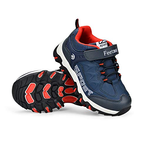 Feetmat Kids Hiking Shoes Waterproof Running Sneaker for Boys Girls