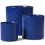 LE TAUCI Large Plant Pots Set, 10/8/6 Inch Ceramic