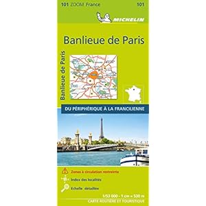PARIS BANLIEUE 11101 CARTE ZOOM MICHELIN KAART: Map Landkaart – Gevouwen Kaart, 4 januari 2021