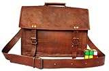 Handmadecraft 15-inch Genuine Pocketless Leather