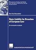 Image de State Liability for Breaches of European Law: An economic analysis (Ökonomische Analyse des Rechts)
