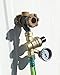Santu Water Pressure Regulator,RV Water Pressure Reducer with Guage,Brass Material,Lead-free Adjustable (With Oil)