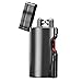 Oiikury USB Rechargeable Lighter Infrared Ray Laser Sensor Windproof Dual Arc Plasma Lighter