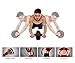 Ab Roller Wheel Power Wheel Exercise Fitness Abdominal Carver with Knee Mat Anti-Slip Handles ,Training Equipment