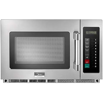 Midea 1134G1A Commercial Microwave, 1100 Watts, Stainless Steel