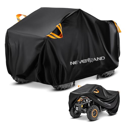 NEVERLAND XXXL Quad Abdeckplane 256x110x120cm Orange Wasserdicht UV-Schutz