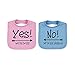 YSCULBUTOL Baby Twins Bodysuits Yes We are Twins No We are Identical Twins Bodysuit Boys Twins Clothes Baby Girls Set（pb 0-3m）