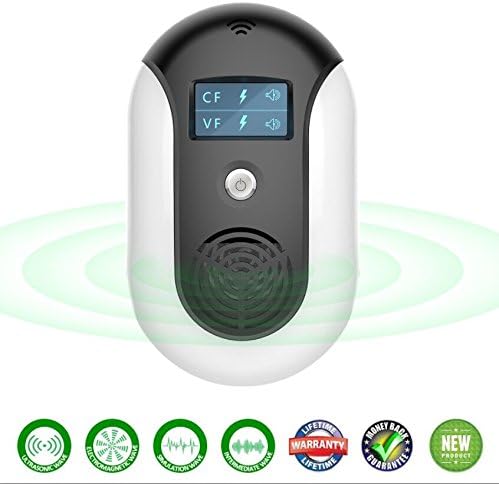 yuxcece Ultrasonic pest repeller-Intelligent electronic insect repellent, Portable For Insect Repellent-Repels，Indoors and outdoors，Repels Mosquitoes, Spiders, Bed bugs, Cockroaches, Mice,Flies,Fleas