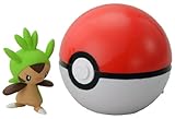 Takaratomy pokemon Monster Collection Figure B-01 Mon-Colle Monster Ball &Chespin
