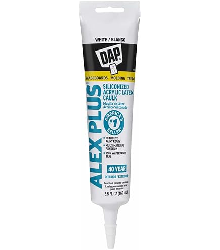 Amazon.com: Dap 18128 Alex Plus Acrylic Latex Caulk Plus Silicone