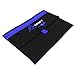 The RooSportPlus Magnetic Running Pouch - Magnetic Pocket to Hold Cell Phone, Wallet, Earphones - Securely Carry Essentials While Running - Magnetic Closure for Convenience - Blue, Large