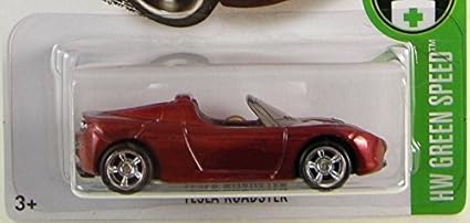 2016 Hot Wheels Super Treasure Hunt Hw Green Speed Tesla Roadster