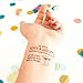 Personalized Gay Bachelorette Party Temporary Tattoos
